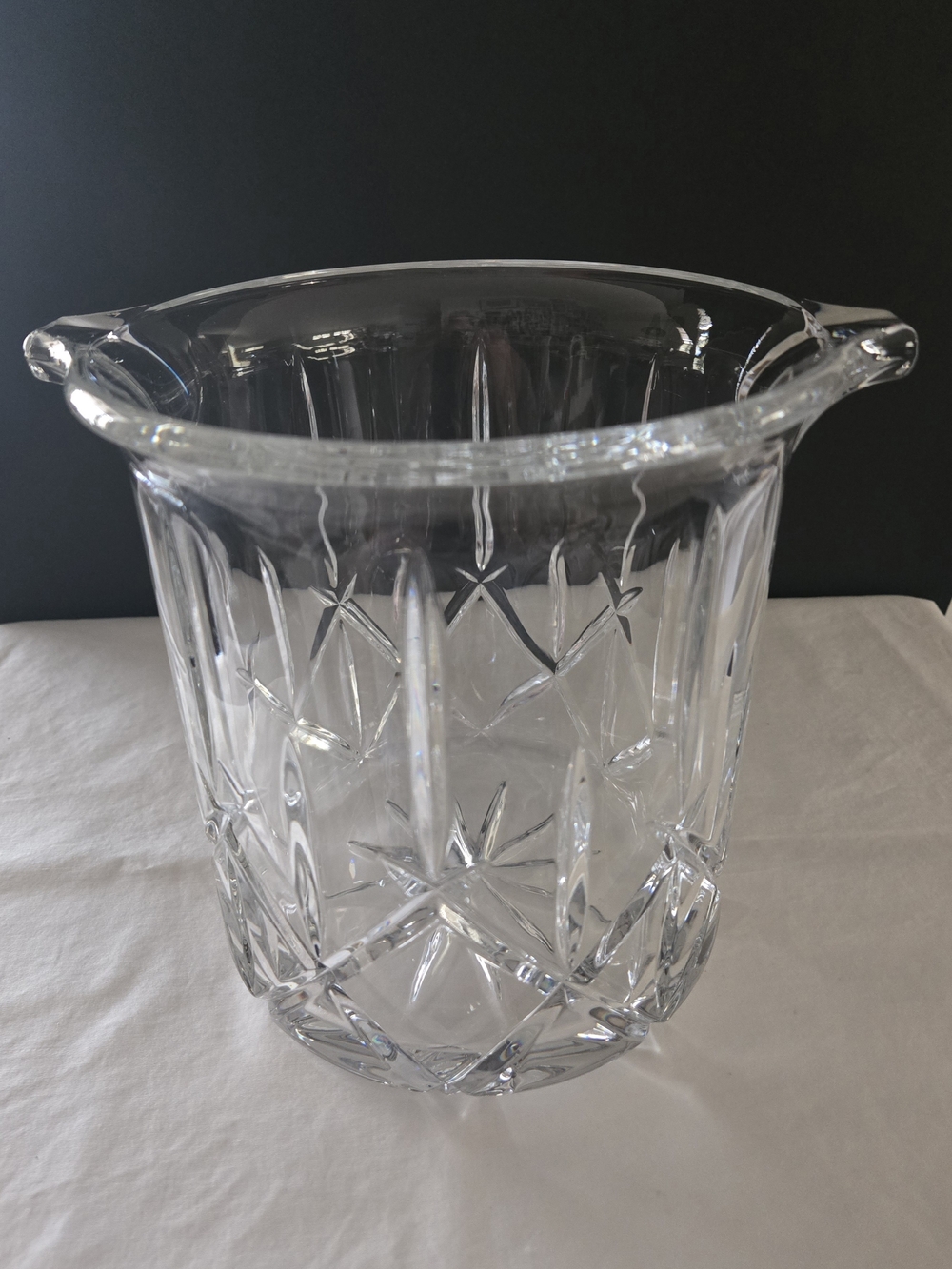 Gorham Lady Anne Cut Crystal Glass Ice Bucket - Picture 2 of 10